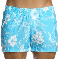 Modus Vivendi Shorts De Bain-Short de Bain Floreale Bleu Ciel