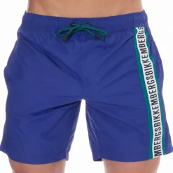 Bikkembergs Shorts De Bain-Short de Bain Logo Tape Bleu Roi