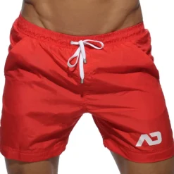 Addicted Shorts De Bain-Short de Bain Long Basic Rouge