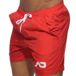 Addicted Shorts De Bain-Short de Bain Long Basic Rouge