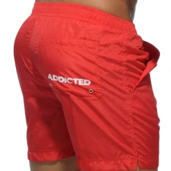 Addicted Shorts De Bain-Short de Bain Long Basic Rouge