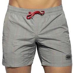 ES Collection Shorts De Bain-Short de Bain Long Scottish Gris