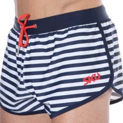 SKU Shorts De Bain-Short de Bain Marinière