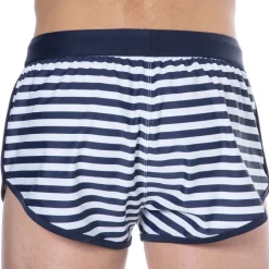 SKU Shorts De Bain-Short de Bain Marinière