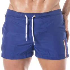 TOF Paris Shorts De Bain-Short de Bain Mi-Cuisse Bleu Roi