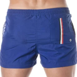 TOF Paris Shorts De Bain-Short de Bain Mi-Cuisse Bleu Roi