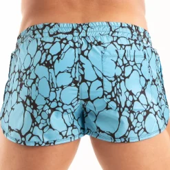 TOF Paris Shorts De Bain-Short de Bain Mini Imprimé Bleu