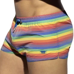 ES Collection Shorts De Bain-Short de Bain Multi Stripes Arc-en-Ciel