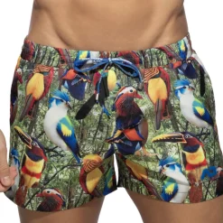 Addicted Shorts De Bain-Short de Bain Oiseaux Exotiques