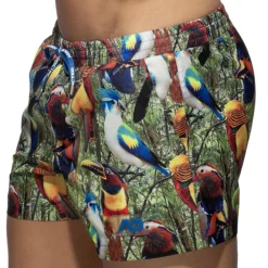 Addicted Shorts De Bain-Short de Bain Oiseaux Exotiques