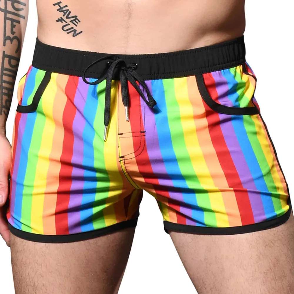 Andrew Christian Shorts De Bain-Short de Bain Pride Arc-en-Ciel