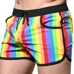 Andrew Christian Shorts De Bain-Short de Bain Pride Arc-en-Ciel