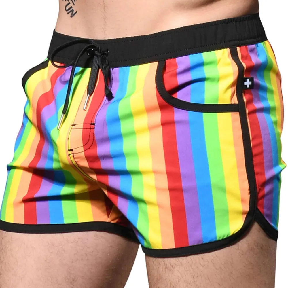 Andrew Christian Shorts De Bain-Short de Bain Pride Arc-en-Ciel
