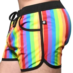 Andrew Christian Shorts De Bain-Short de Bain Pride Arc-en-Ciel