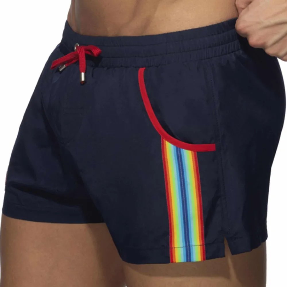 Addicted Shorts De Bain-Short de Bain Rainbow Tape Bleu Marine