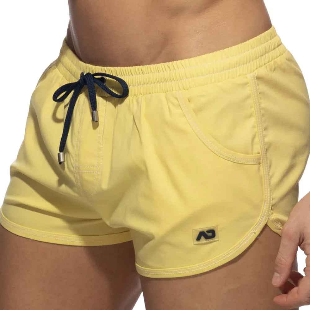 Addicted Shorts De Bain-Short de Bain Rocky Jeans Jaune