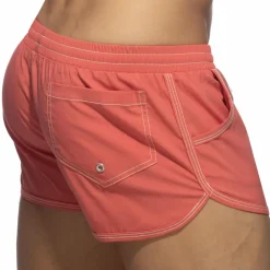 Addicted Shorts De Bain-Short de Bain Rocky Jeans Rouge