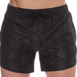 Bikkembergs Shorts De Bain-Short de Bain Rétro Noir
