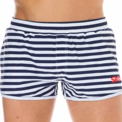 SKU Shorts De Bain-Short de Bain Sport Marinière