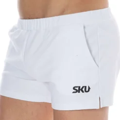 SKU Shorts / Caleçons|Shorts-Short de Sport Coton Blanc