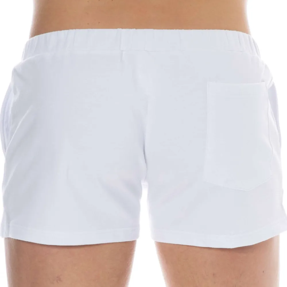 SKU Shorts / Caleçons|Shorts-Short de Sport Coton Blanc