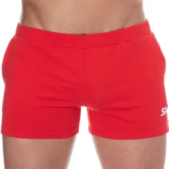 SKU Shorts / Caleçons|Shorts-Short de Sport Coton Rouge