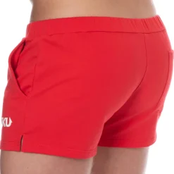 SKU Shorts / Caleçons|Shorts-Short de Sport Coton Rouge