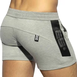 ES Collection Shorts-Short de Sport First Class Gris Chiné