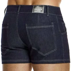 Modus Vivendi Shorts-Short Denim Bleu