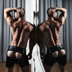 TOF Paris Tenues Sexy-Short Empty Bottom Kinky Noir