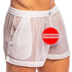 L'Homme invisible Shorts / Caleçons-Short Flowy Chantilly Blanc