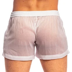 L'Homme invisible Shorts / Caleçons-Short Flowy Chantilly Blanc
