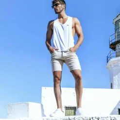 SKU Jeans Fesses Rondes|Fesses Rondes-Short Jeans Original Super Push-Up Beige