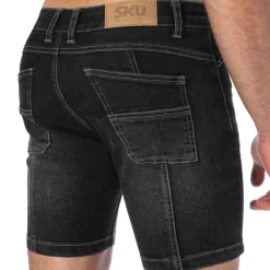 SKU Jeans Fesses Rondes|Fesses Rondes-Short Jeans Original Super Push-Up Noir