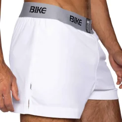 Bike Shorts-Short Jock Blanc