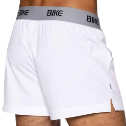 Bike Shorts-Short Jock Blanc