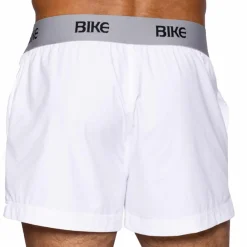 Bike Shorts-Short Jock Blanc