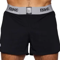 Bike Shorts-Short Jock Peek A Boo Noir