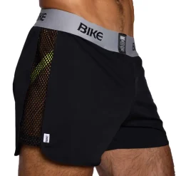 Bike Shorts-Short Jock Peek A Boo Noir