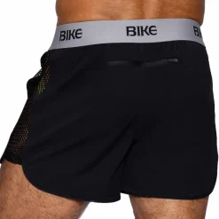 Bike Shorts-Short Jock Peek A Boo Noir