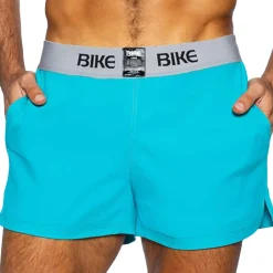 Bike Shorts-Short Jock Turquoise