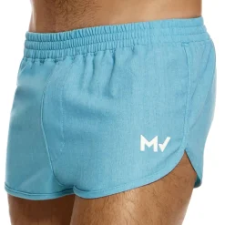 Modus Vivendi Shorts / Caleçons|Shorts-Short Jogging Lin Bleu Ciel
