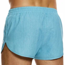 Modus Vivendi Shorts / Caleçons|Shorts-Short Jogging Lin Bleu Ciel