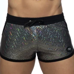 AD Fetish Tenues Sexy|Shorts-Short Kango Glitter Argent