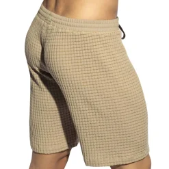 ES Collection Shorts / Caleçons|Shorts-Short Long Checkmate Beige