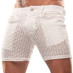 TOF Paris Shorts-Short Long Riviera Blanc