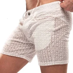 TOF Paris Shorts-Short Long Riviera Blanc