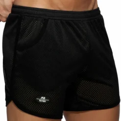 AD Fetish Shorts-Short Long Rocky Pocket Mesh Noir