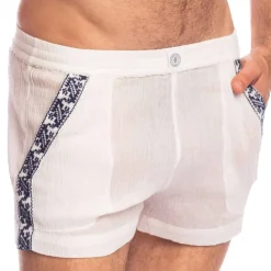 L'Homme invisible Shorts / Caleçons-Short Lounge Patmos Blanc Cassé