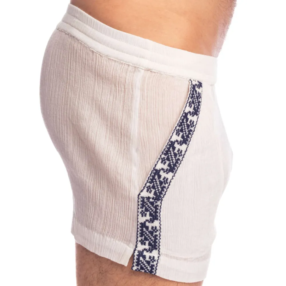 L'Homme invisible Shorts / Caleçons-Short Lounge Patmos Blanc Cassé